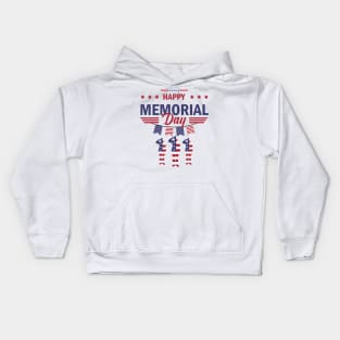 Happy Memorial Day, May 29 Kids Hoodie